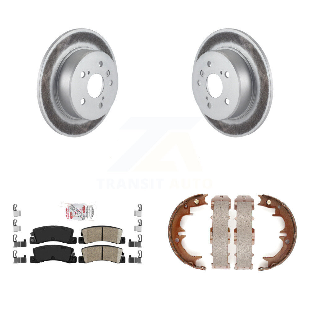 Kit de chaussures de stationnement pour Lexus RX300 AW 99-03, Rotors recouverts de disque arrière, tampons en céramique