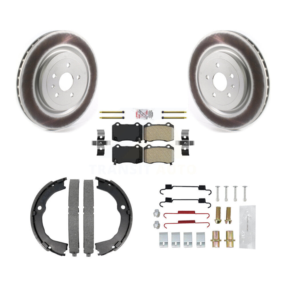 Kit de quincaillerie pour chaussures de stationnement, Rotors à revêtement de disque arrière, plaquettes semi-métalliques, pour Camar