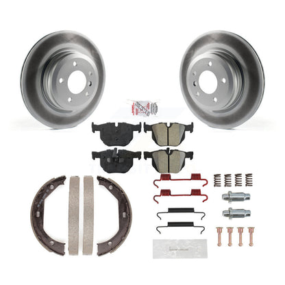 Kit de quincaillerie pour chaussures de stationnement, Rotors à revêtement de disque arrière, plaquettes semi-métalliques, pour BMW X