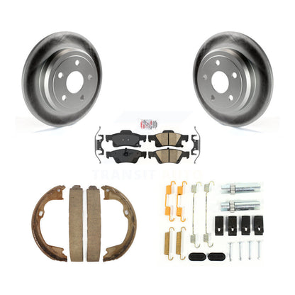 Kit de chaussures de stationnement et de matériel de stationnement, Rotors recouverts de disques arrière, tampons en céramique, pour Dodge Jee