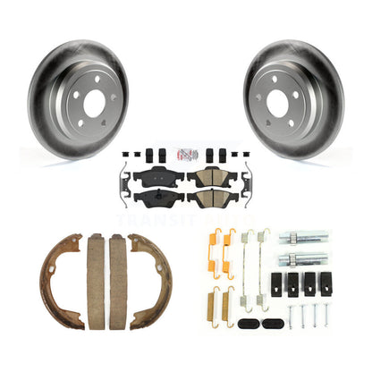 Kit de chaussures de stationnement et de matériel de stationnement, Rotors recouverts de disques arrière, tampons en céramique, pour Dodge Jee