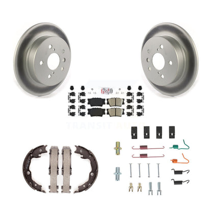 Kit de quincaillerie pour chaussures de stationnement, Rotors recouverts de disque arrière, tampons en céramique, pour Toyota Camr