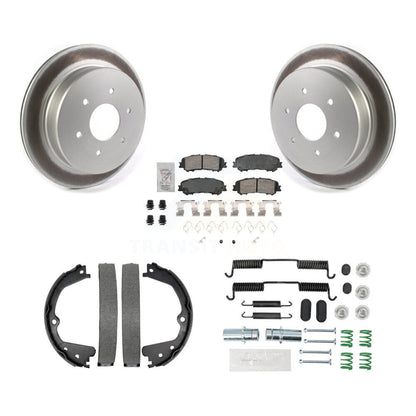 Kit de quincaillerie pour chaussures de stationnement, Rotors recouverts de disque arrière, tampons en céramique, pour Nissan TITA