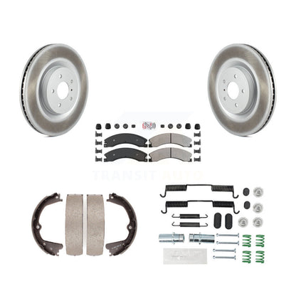 Kit de quincaillerie pour chaussures de stationnement, Rotors à revêtement de disque arrière, plaquettes semi-métalliques, pour Nissa