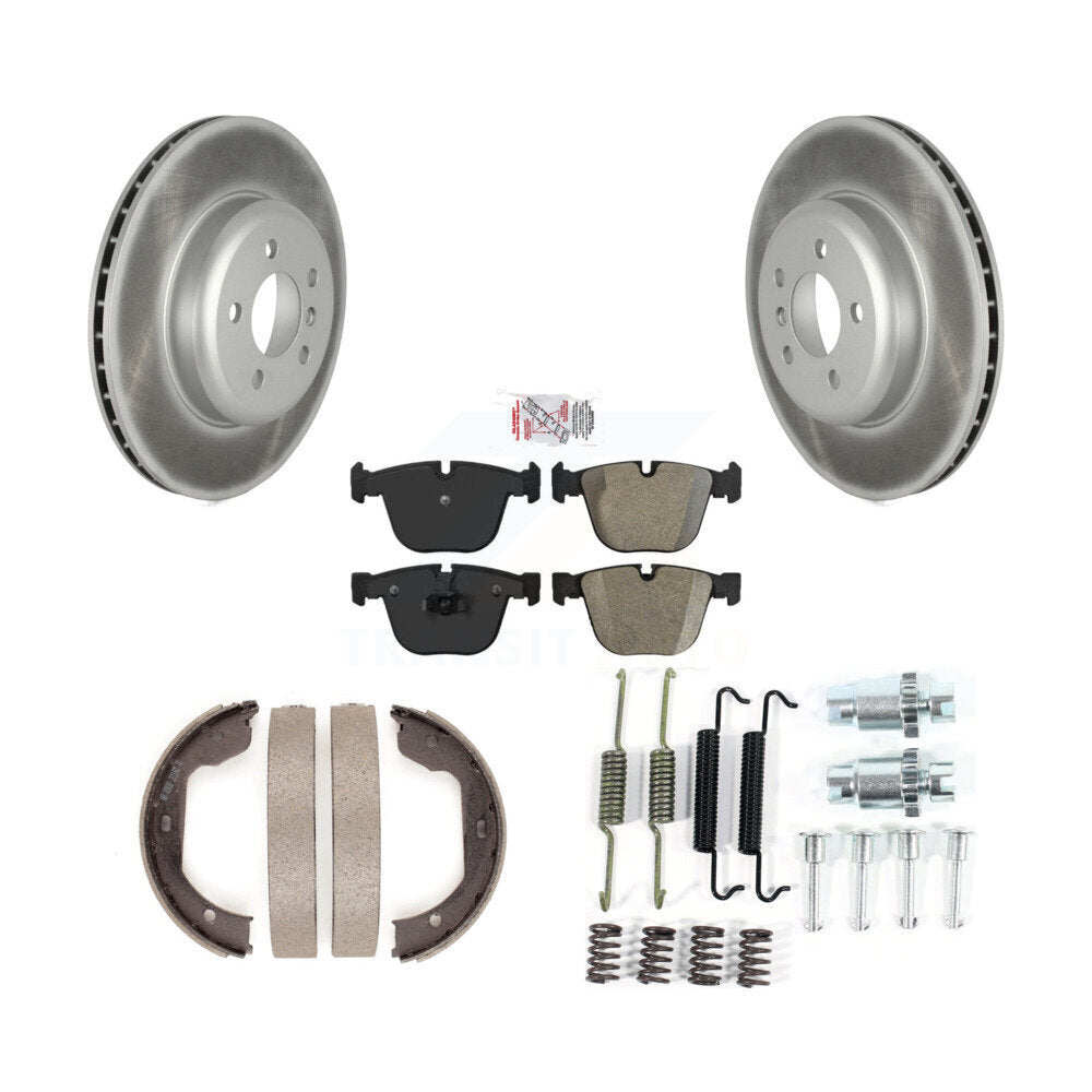 Kit de quincaillerie pour chaussures de stationnement, Rotors à revêtement de disque arrière, plaquettes semi-métalliques, pour BMW G