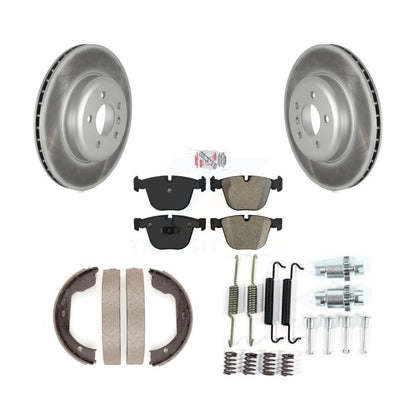 Kit de quincaillerie pour chaussures de stationnement, Rotors à revêtement de disque arrière, plaquettes semi-métalliques, pour BMW G