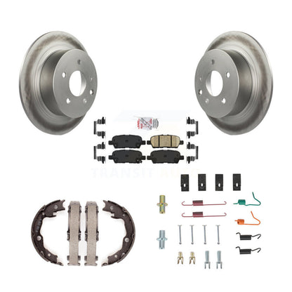 Kit de quincaillerie pour chaussures de stationnement, Rotors recouverts de disque arrière, tampons en céramique, pour Nissan Juke