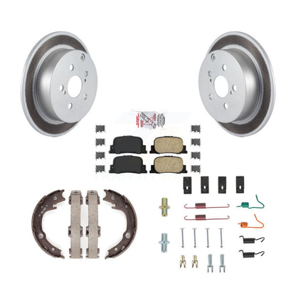 Rotors recouverts de disque arrière, patins en céramique, chaussures de stationnement et Kit de matériel pour Scion t