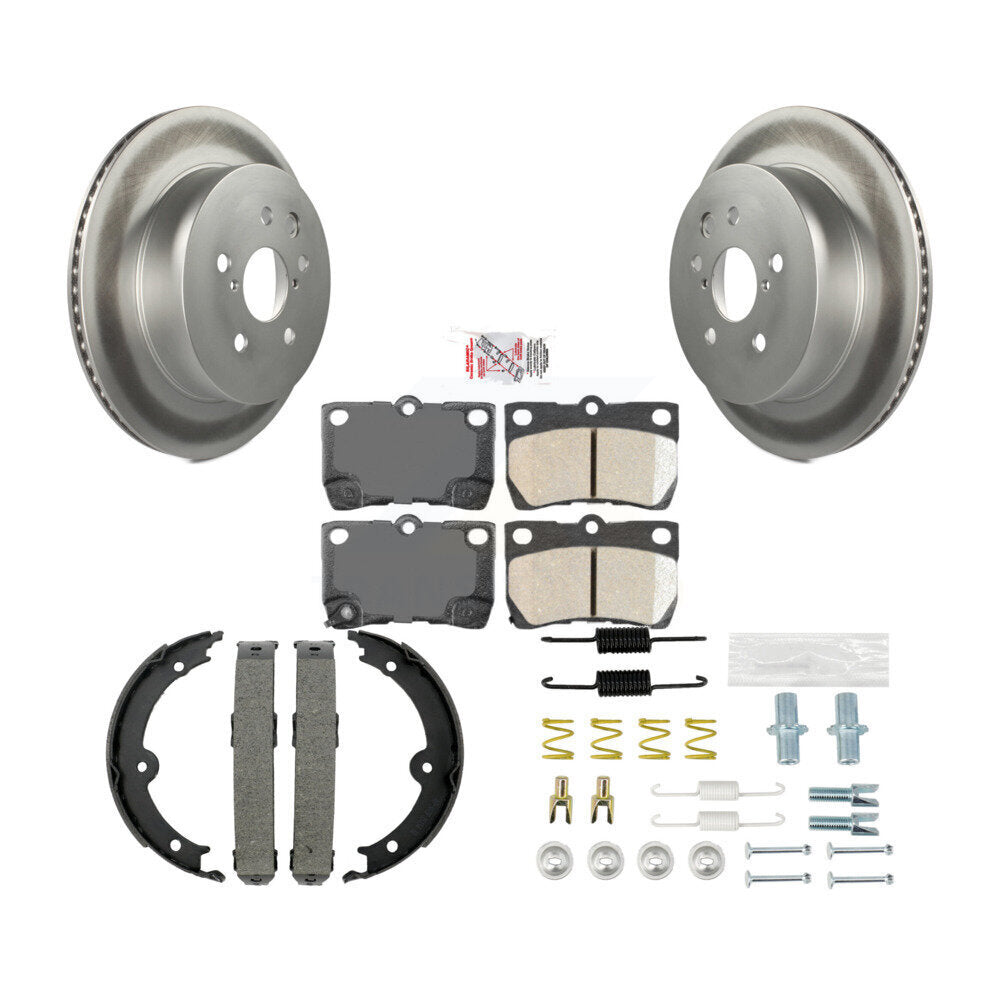Kit de quincaillerie pour chaussures de stationnement, Rotors recouverts de disques arrière, tampons en céramique, pour Lexus IS250