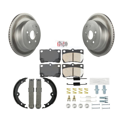 Kit de quincaillerie pour chaussures de stationnement, Rotors recouverts de disques arrière, tampons en céramique, pour Lexus IS250