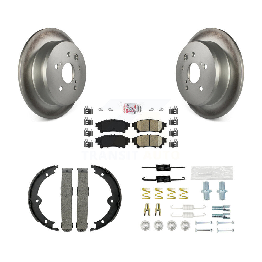 Kit de quincaillerie pour chaussures de stationnement, Rotors recouverts de disques arrière, tampons en céramique, pour Lexus IS250