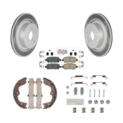 Kit de quincaillerie pour chaussures de stationnement, Rotors recouverts de disques arrière, tampons en céramique, pour INFINITI G3