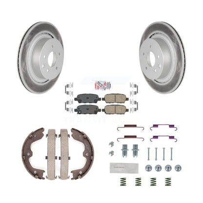 Kit de quincaillerie pour chaussures de stationnement, Rotors recouverts de disques arrière, tampons en céramique, pour INFINITI G3