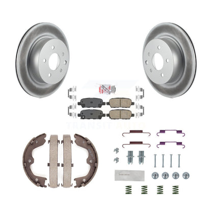 Kit de quincaillerie pour chaussures de stationnement, Rotors recouverts de disques arrière, tampons en céramique, pour INFINITI M3