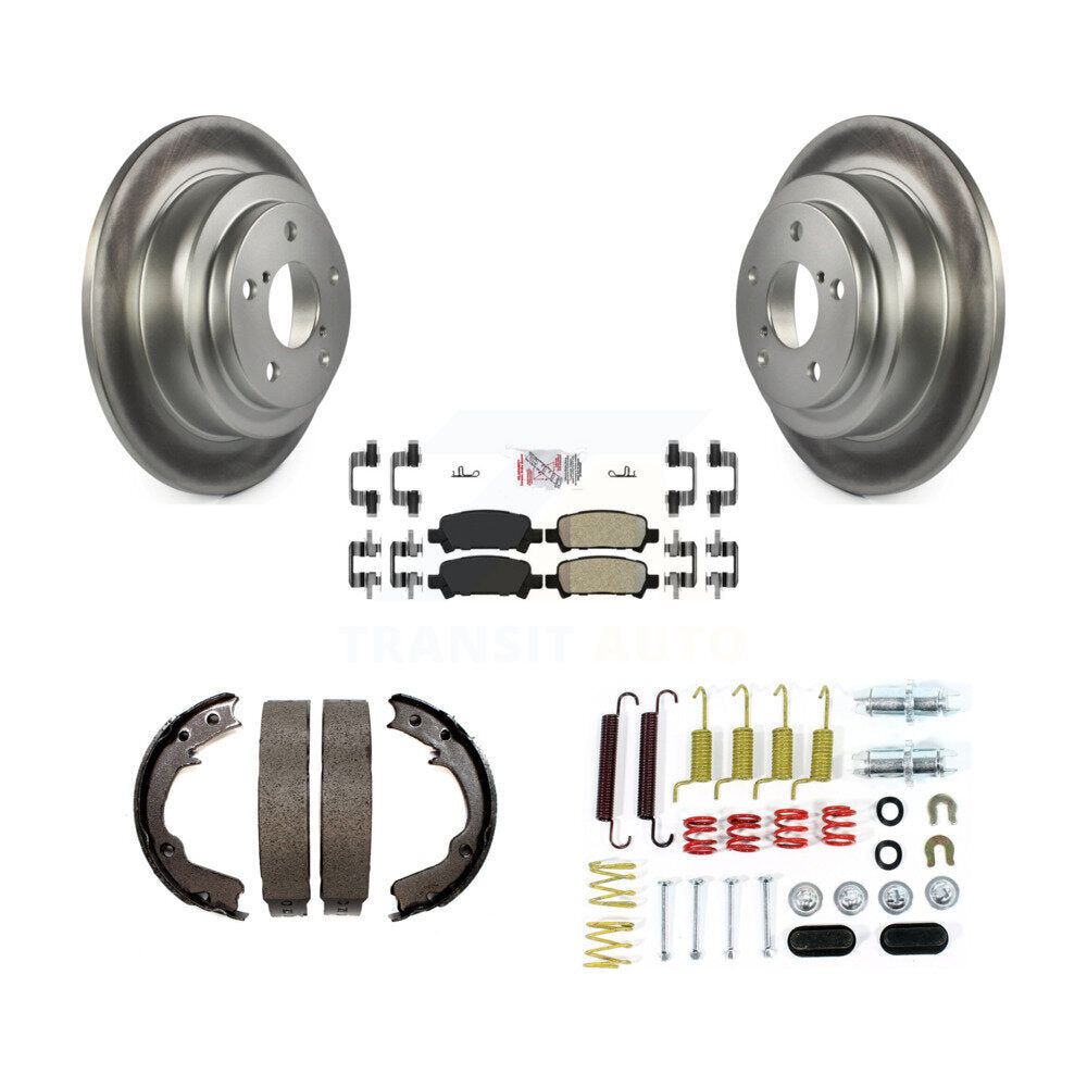 Kit de quincaillerie pour chaussures de stationnement, Rotors à revêtement de disque arrière, plaquettes semi-métalliques, pour Subar