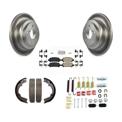Kit de quincaillerie pour chaussures de stationnement, Rotors à revêtement de disque arrière, plaquettes semi-métalliques, pour Subar