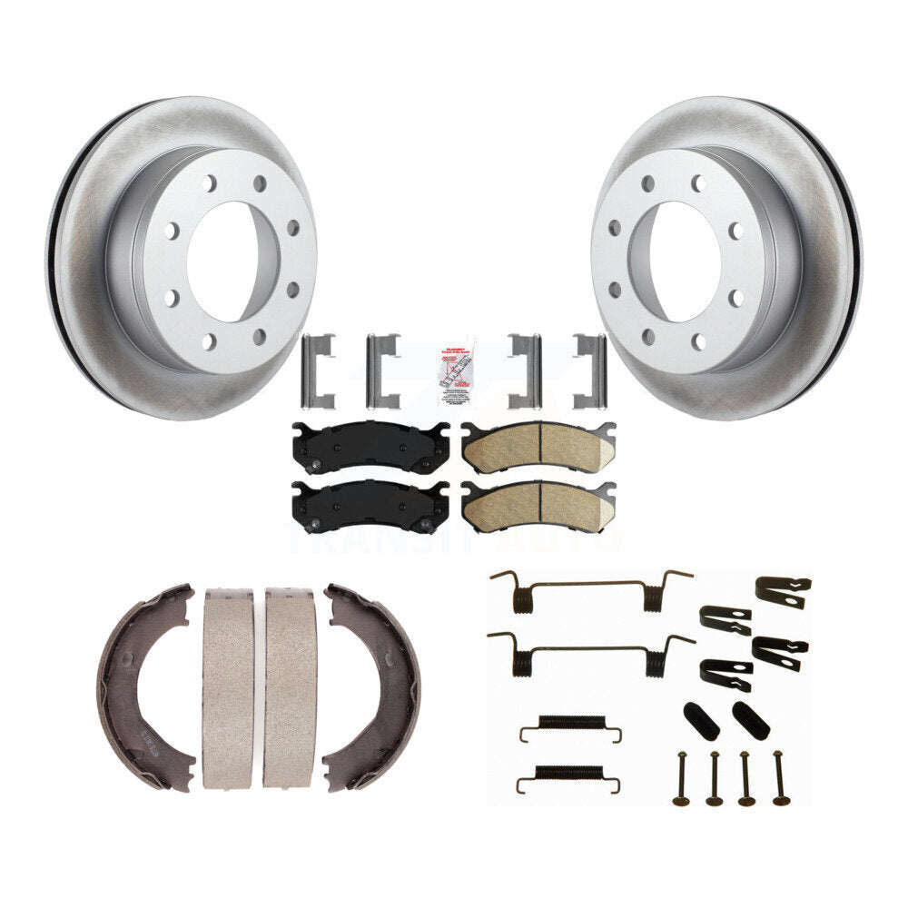 Kit de quincaillerie pour chaussures de stationnement, Rotors recouverts de disque arrière, tampons en céramique, pour Chevrolet H