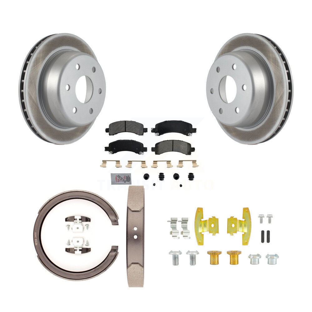 Kit de quincaillerie pour chaussures de stationnement, Rotors à revêtement de disque arrière, plaquettes semi-métalliques, pour GMC X