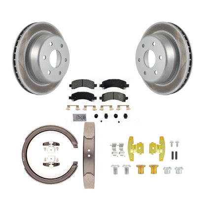 Kit de quincaillerie pour chaussures de stationnement, Rotors à revêtement de disque arrière, plaquettes semi-métalliques, pour GMC X