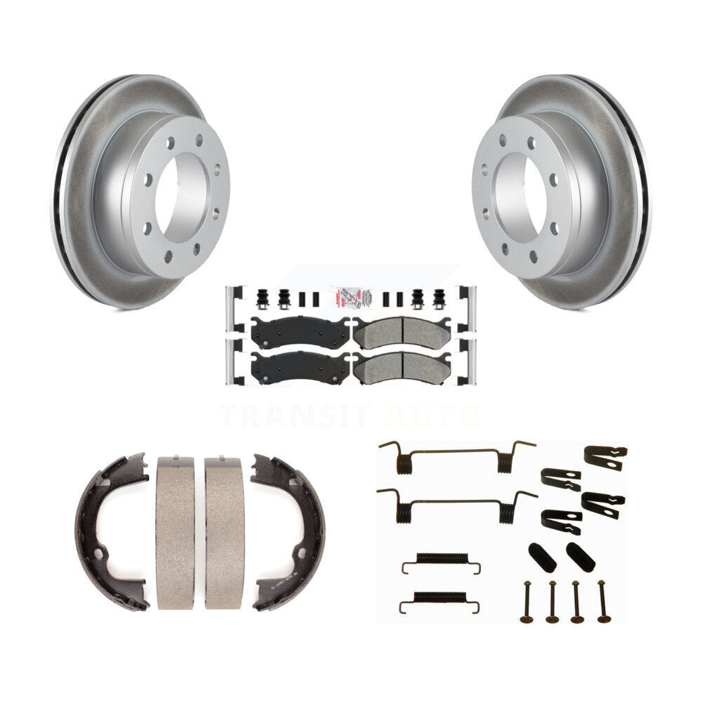 Kit de quincaillerie pour chaussures de stationnement, Rotors à revêtement de disque arrière, plaquettes semi-métalliques, pour GMC H