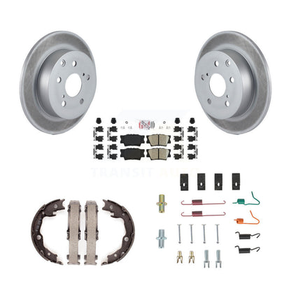 Kit de quincaillerie pour chaussures de stationnement, Rotors recouverts de disque arrière, tampons en céramique, pour Toyota Vibe