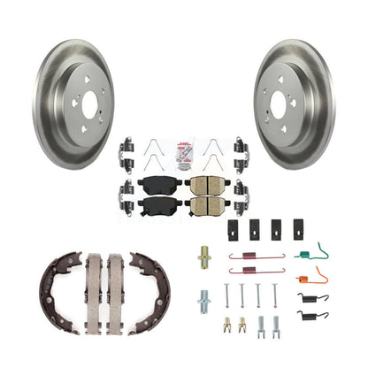 Kit de quincaillerie pour chaussures de stationnement, Rotors recouverts de disque arrière, tampons en céramique, pour Toyota Vibe