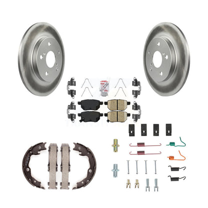 Kit de quincaillerie pour chaussures de stationnement, Rotors recouverts de disque arrière, tampons en céramique, pour Toyota Vibe