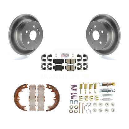 Kit de quincaillerie pour chaussures de stationnement, Rotors recouverts de disque arrière, tampons en céramique, pour Toyota Camr