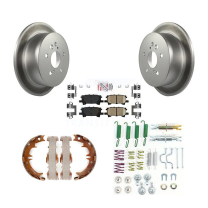 Kit de quincaillerie pour chaussures de stationnement, Rotors recouverts de disques arrière, tampons en céramique, pour Lexus RX350