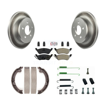 Kit de quincaillerie pour chaussures de stationnement, Rotors à revêtement de disque arrière, plaquettes semi-métalliques, pour Dodge