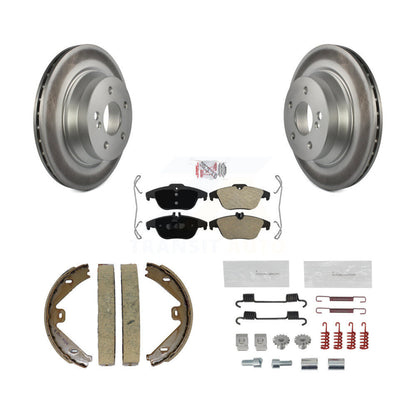 Kit de quincaillerie pour chaussures de stationnement, Rotors à revêtement de disque arrière, plaquettes semi-métalliques, pour GLK35