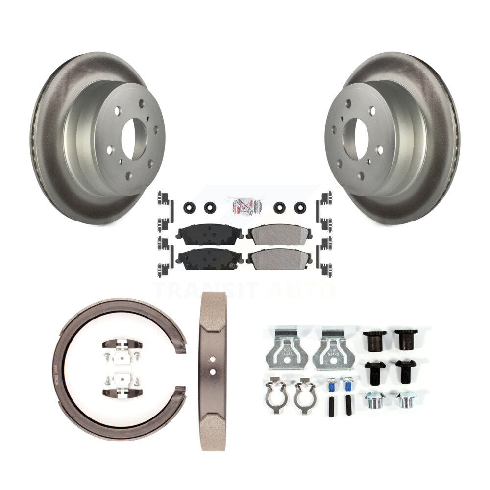 Kit de quincaillerie pour chaussures de stationnement, Rotors à revêtement de disque arrière, plaquettes semi-métalliques, pour GMC X