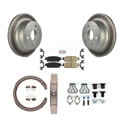 Kit de quincaillerie pour chaussures de stationnement, Rotors recouverts de disque arrière, tampons en céramique, pour Chevrolet X