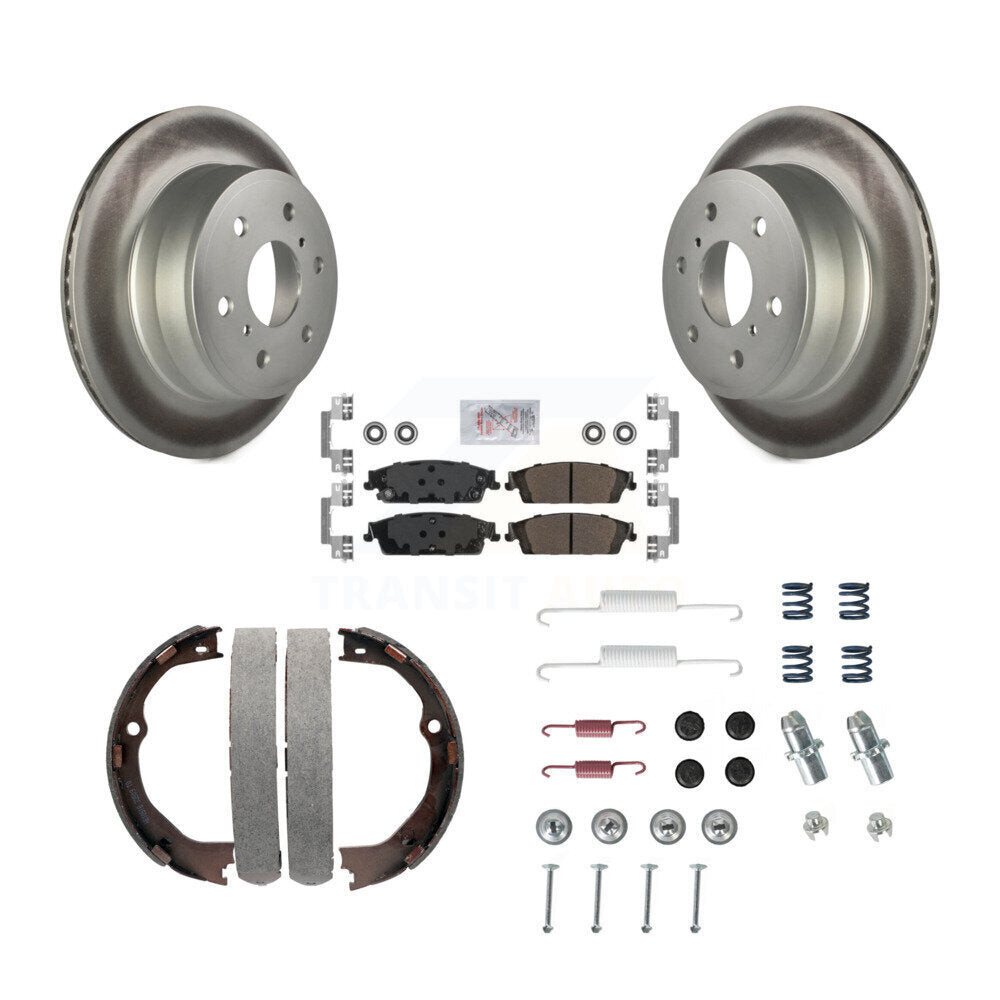 Kit de quincaillerie pour chaussures de stationnement, Rotors à revêtement de disque arrière, plaquettes semi-métalliques, pour GMC X