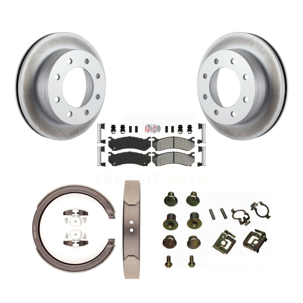 Kit de quincaillerie pour chaussures de stationnement, Rotors à revêtement de disque arrière, plaquettes semi-métalliques, pour GMC H