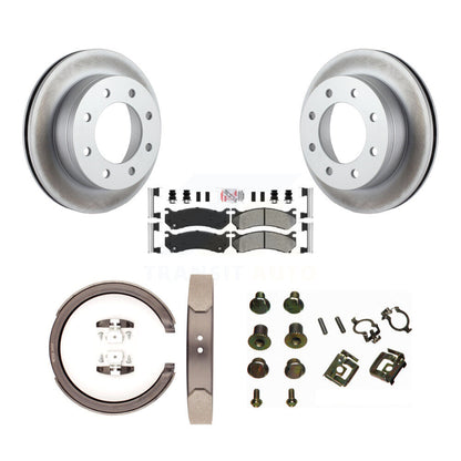 Kit de quincaillerie pour chaussures de stationnement, Rotors à revêtement de disque arrière, plaquettes semi-métalliques, pour GMC H