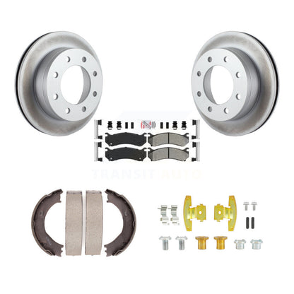 Kit de quincaillerie pour chaussures de stationnement, Rotors à revêtement de disque arrière, plaquettes semi-métalliques, pour GMC H