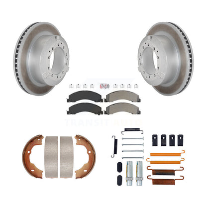Kit de quincaillerie pour chaussures de stationnement, Rotors à revêtement de disque arrière, plaquettes semi-métalliques, pour Ram 4