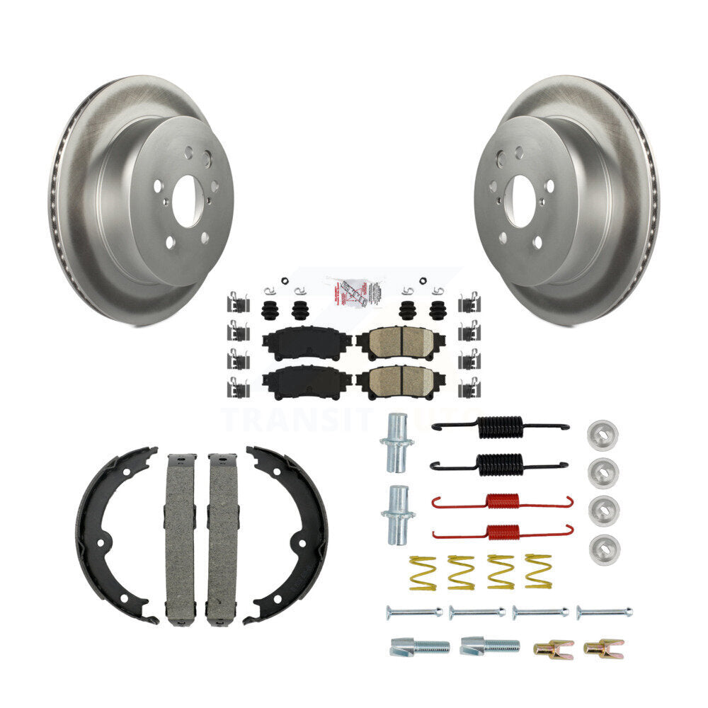 Kit de quincaillerie pour chaussures de stationnement, Rotors recouverts de disques arrière, tampons en céramique, pour Lexus IS350