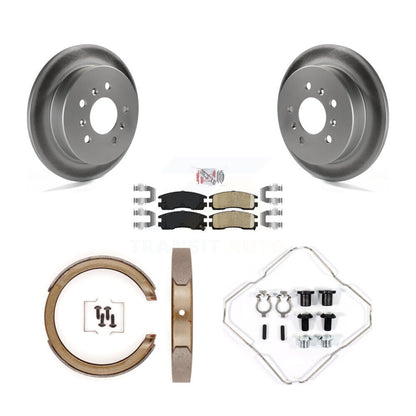 Kit de quincaillerie pour chaussures de stationnement, Rotors recouverts de disque arrière, tampons en céramique, pour Chevrolet A