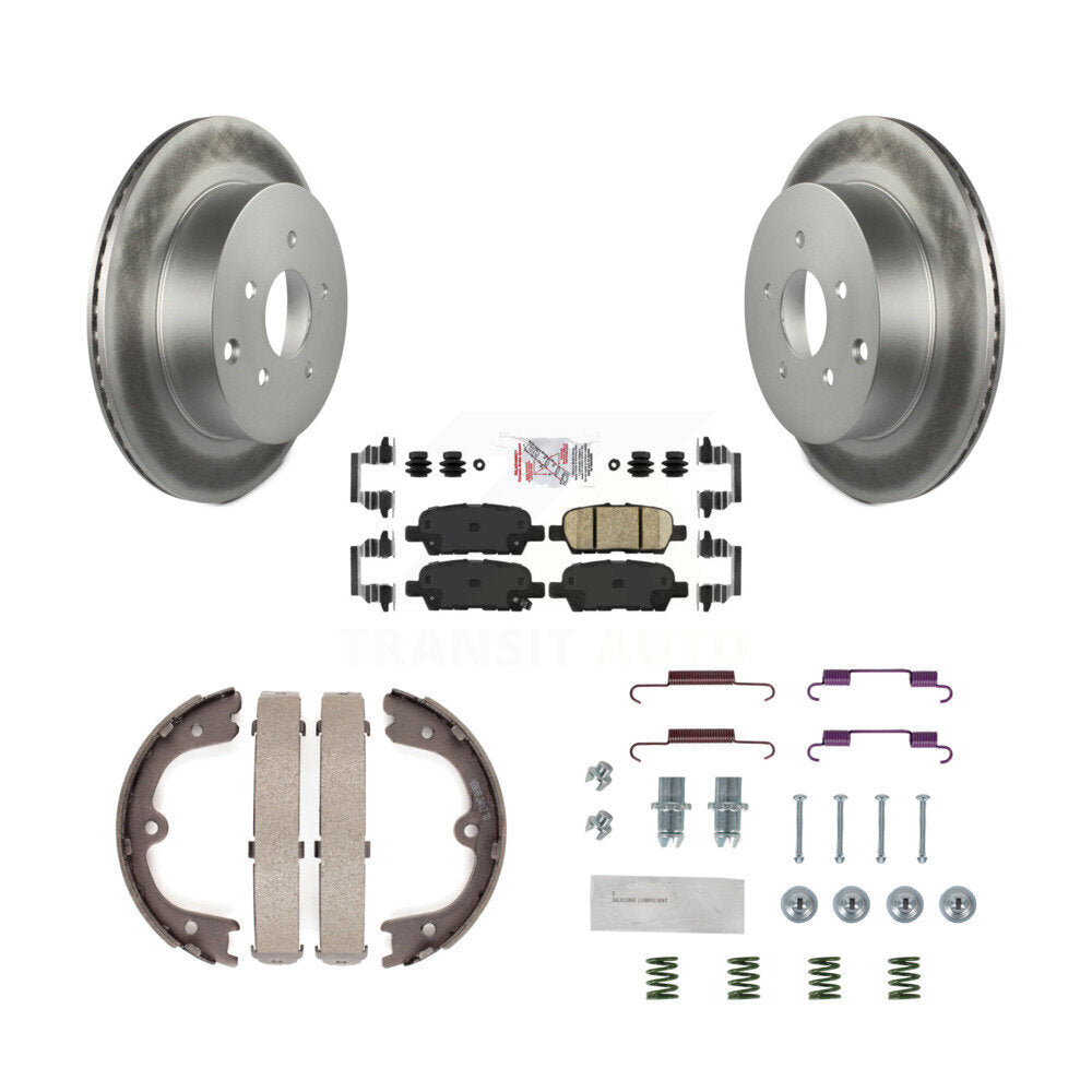 Kit de quincaillerie pour chaussures de stationnement, Rotors recouverts de disques arrière, tampons en céramique, pour INFINITI Q5