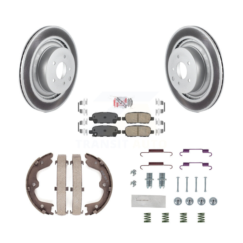 Kit de quincaillerie pour chaussures de stationnement, Rotors recouverts de disques arrière, tampons en céramique, pour INFINITI Q6