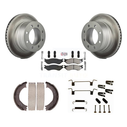 Kit de quincaillerie pour chaussures de stationnement, Rotors à revêtement de disque arrière, plaquettes semi-métalliques, pour Dodge