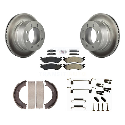 Kit de quincaillerie pour chaussures de stationnement, Rotors à revêtement de disque arrière, plaquettes semi-métalliques, pour Dodge