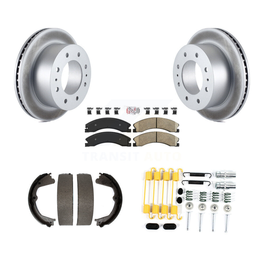 Kit de quincaillerie pour chaussures de stationnement, Rotors recouverts de disque arrière, tampons en céramique, pour Chevrolet H