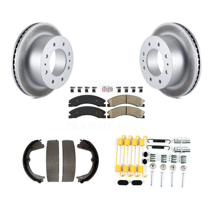 Kit de quincaillerie pour chaussures de stationnement, Rotors recouverts de disque arrière, tampons en céramique, pour Chevrolet H