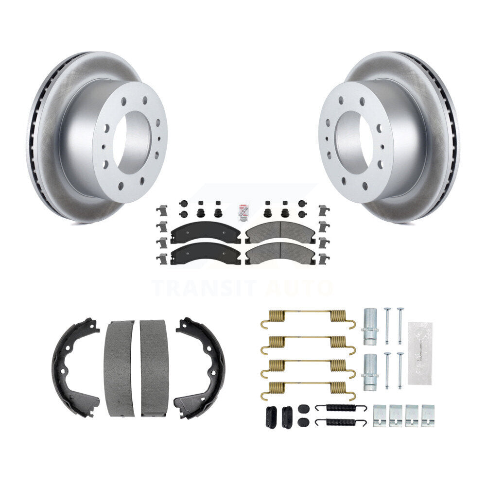 Kit de quincaillerie pour chaussures de stationnement, Rotors à revêtement de disque arrière, plaquettes semi-métalliques, pour GMC H