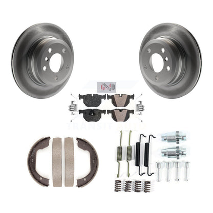 Kit de quincaillerie pour chaussures de stationnement, Rotors à revêtement de disque arrière, plaquettes semi-métalliques, pour BMW X