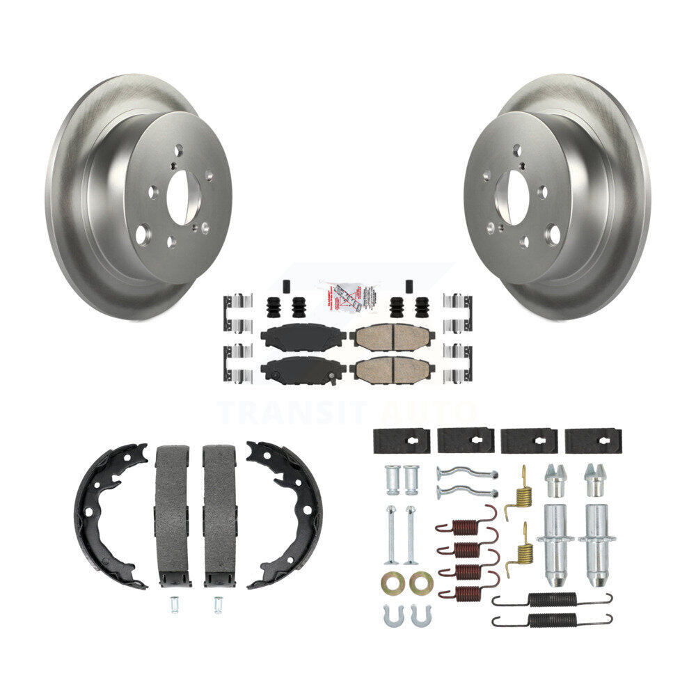 Rotors recouverts de disque arrière, patins en céramique, chaussures de stationnement et Kit de matériel pour Subaru XV