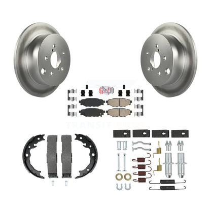 Rotors recouverts de disque arrière, patins en céramique, chaussures de stationnement et Kit de matériel pour Subaru XV